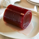 Canned jellied cranberry sauce on Thanksgiving table